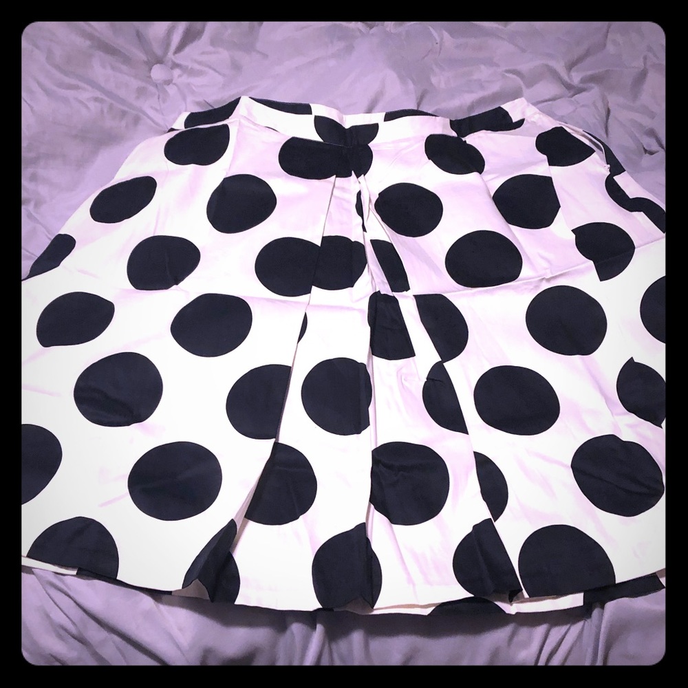 Lane Bryant polka dotted skirt.